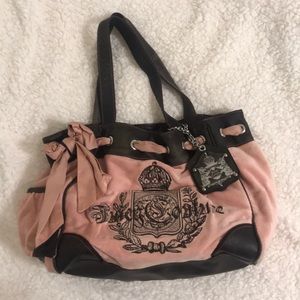 Brown and mauve juicy handbag